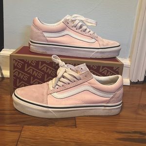 Size 6.5 Light pink VANS